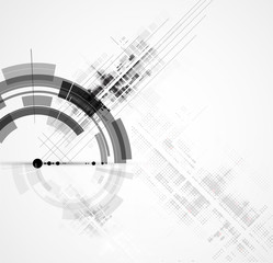 Obraz premium science futuristic internet high computer technology business