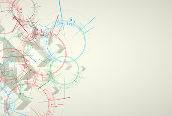 science futuristic internet high computer technology business