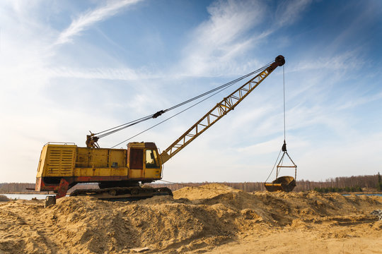 quarry for sand mining