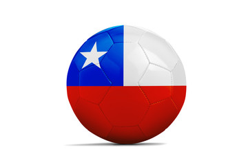 Soccer balls with teams flags,Brazil 2014. Group B, Chile