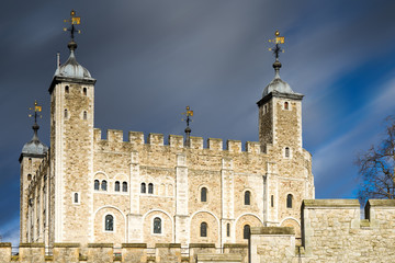 Fototapeta na wymiar Tower of London - Long Exposure Version