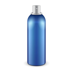 Blue Aerosol Spray Metal 3D Bottle Can: Paint, Graffiti