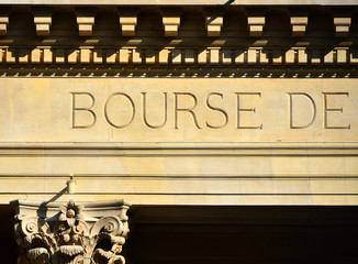Fototapeta na wymiar bourse de Paris