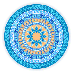 Round ornament.