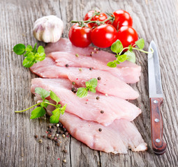 raw chicken breast fillets
