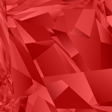 Red Abstract Irregular Rectangle Pattern Background