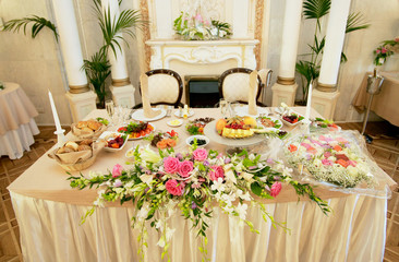 decorated table