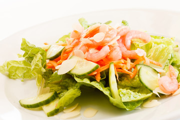 salad with shrimps