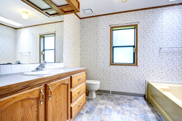 Bathroom interior.
