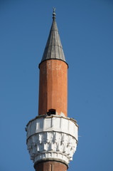 Belfry of the Banya Bashi Mosque, Sofia, Bulgaria