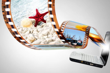 Pellicola film esplode dal pc portatile