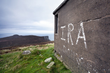IRA graffiti on Horn Head, Ireland