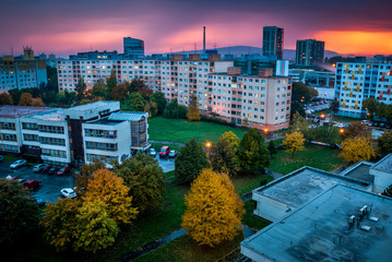 Obraz premium Suburb at Sunset