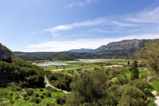 landscape of leykada island