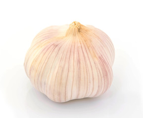 Garlic isolated on white background