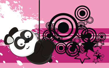 panda bear cartoon wallpaper funny