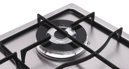 Detail of hob gas burner.