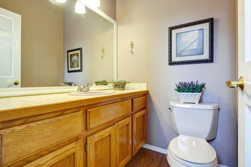 Bathroom interior.