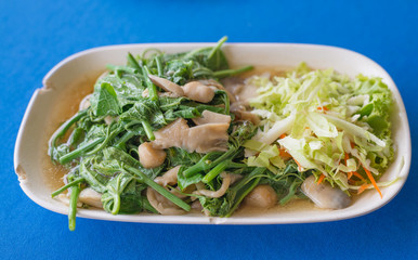 stir fried sayate wish salted soy bean, Fried vegetables