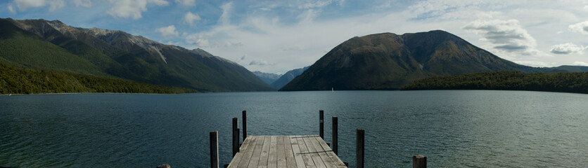 Lake Rotoiti in New Zealand 