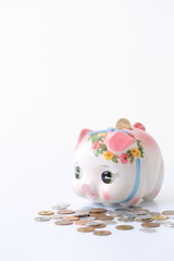 小銭と貯金箱