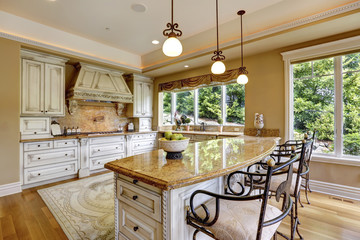 Luxury kitchen room