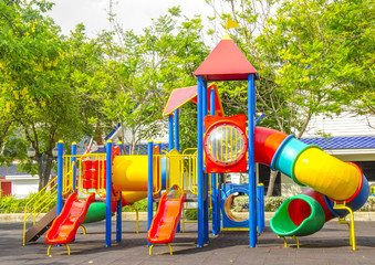 Children's playground at public park