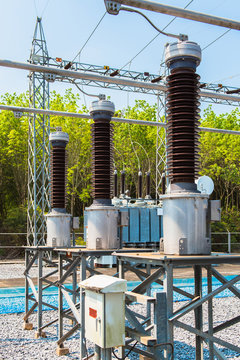 Power station for making electric energy