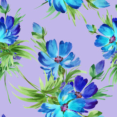 Seamless floral pattern-5