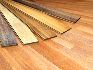 New oak parquet