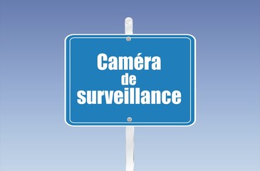 panneau caméra de surveillance