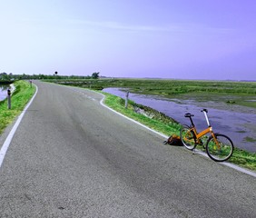 trekking bike for a ride