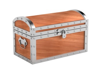 realistic 3d render of chest