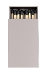 realistic 3d render of matches