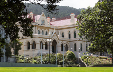 Fototapeta na wymiar Parliamentary Library Building Wellington NZ