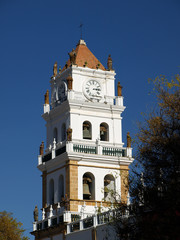 Naklejka premium Colonial cathedral tower