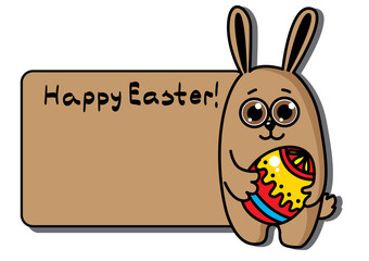 Easter egg Greeting Card - Illustration