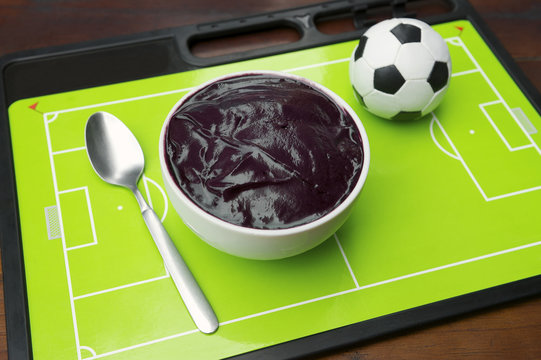 Bowl of Acai Brazilian Football Tactics Board - Powered by Adobe