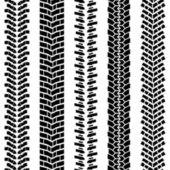 Off-road tire tracks