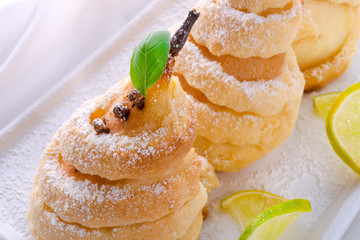 PEAR in pastry
