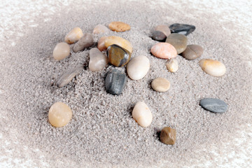 Fototapeta na wymiar stones and sand