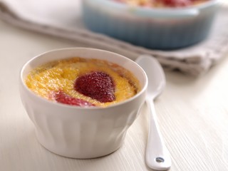 いちごのクラフティ