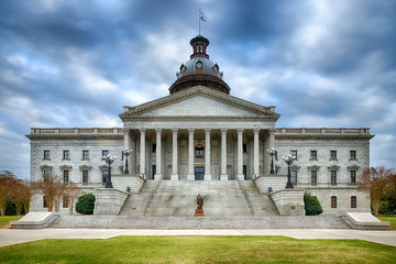 Naklejka premium South Carolina state capitol building or Statehouse