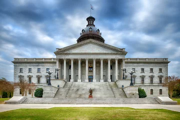 Wall murals Historic monument South Carolina state capitol building or Statehouse
