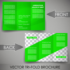 Business flyer template, corporate brochure or cover design
