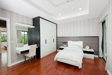 Modern bedroom interior