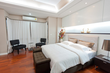 Modern bedroom interior