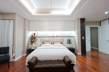 Modern bedroom interior