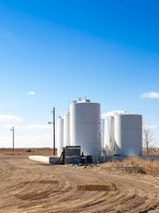 Generic service / gas station in remote rural area