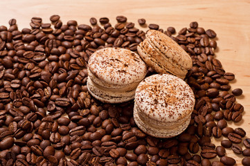 coffee and macaroons